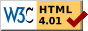 Valid HTML 4.01
Transitional